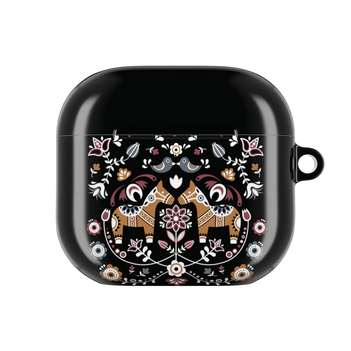 Månskugga Dala Horse AirPods 4 Case - The Global Wanderer