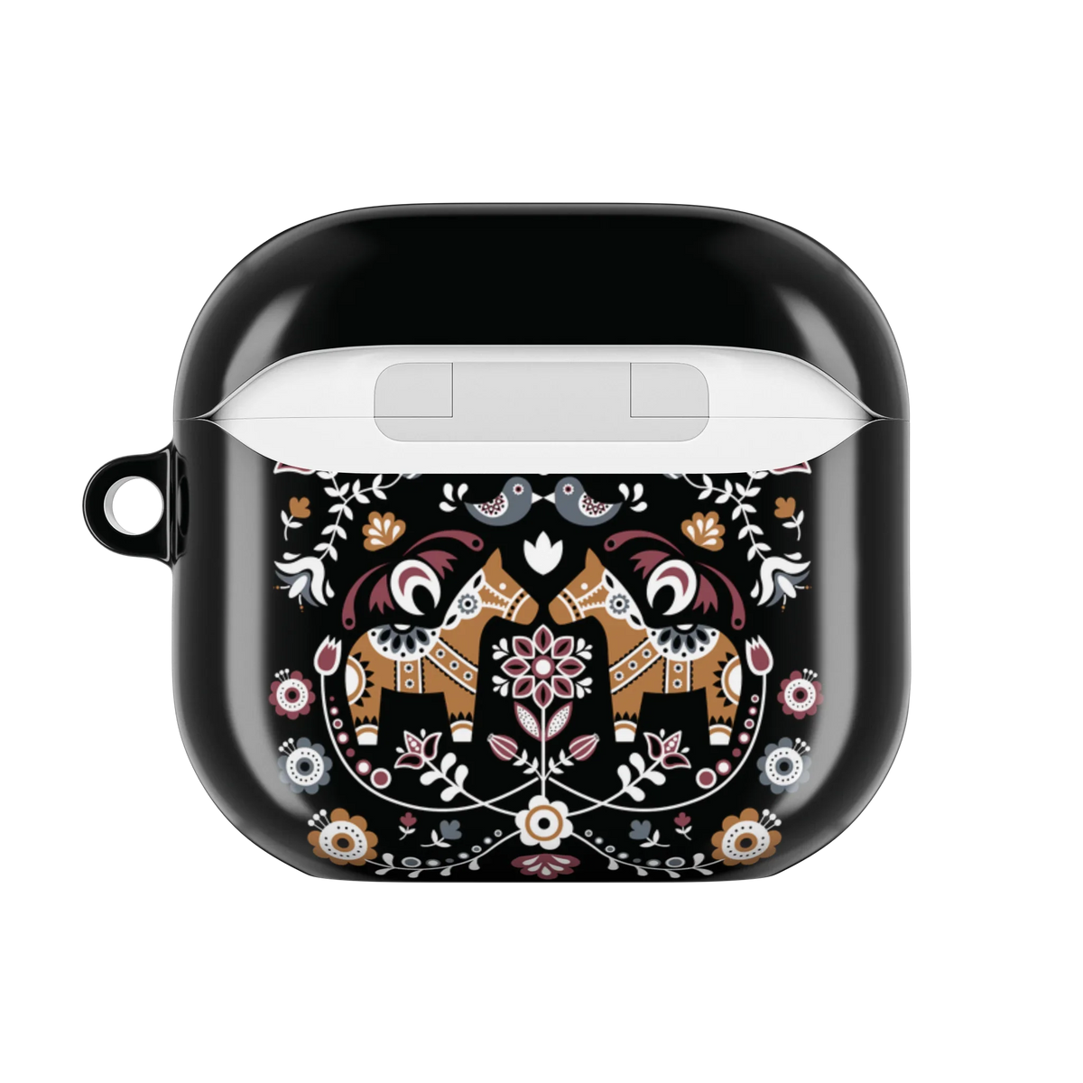 Månskugga Dala Horse AirPods 4 Case - The Global Wanderer