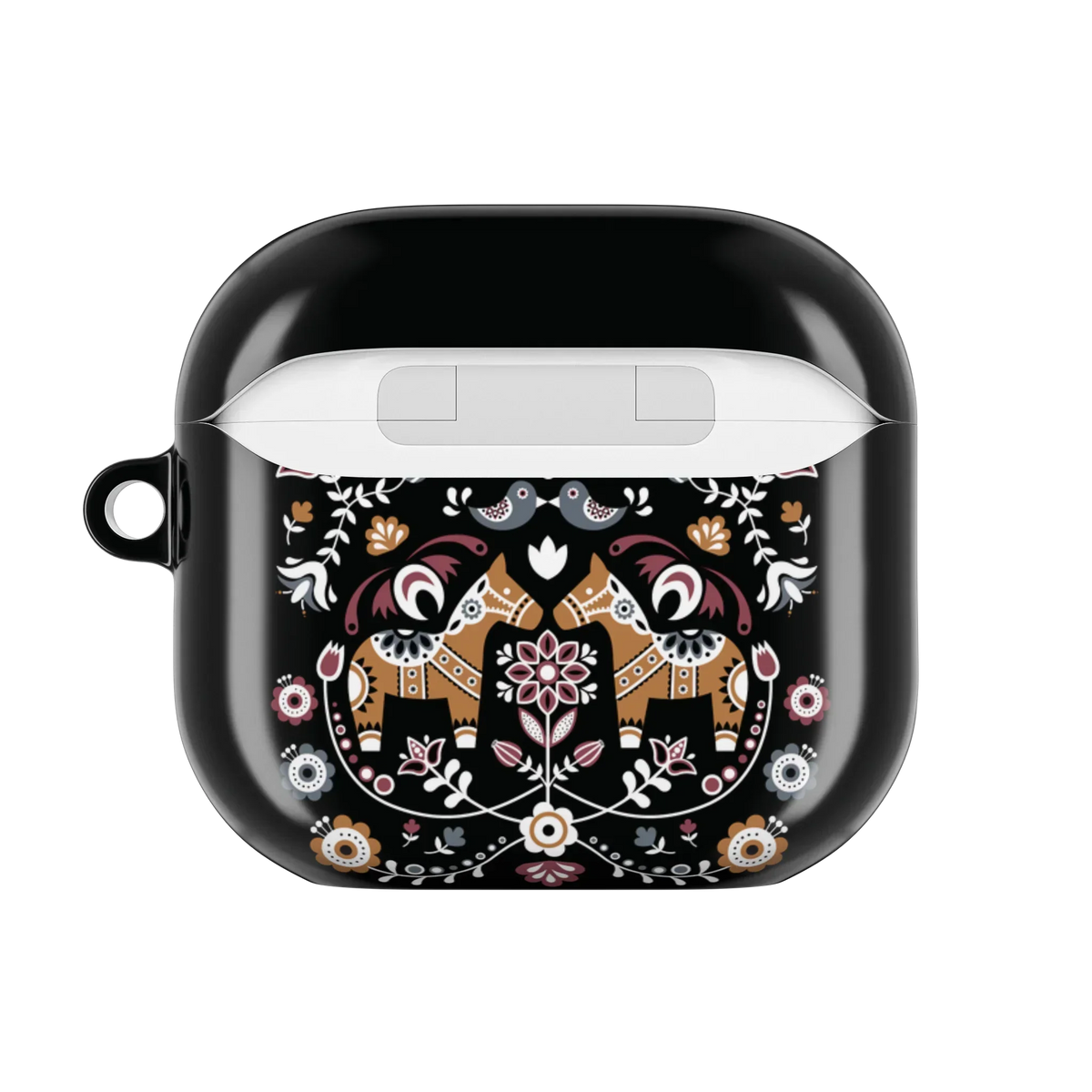 Månskugga Dala Horse AirPods 4 Case - The Global Wanderer