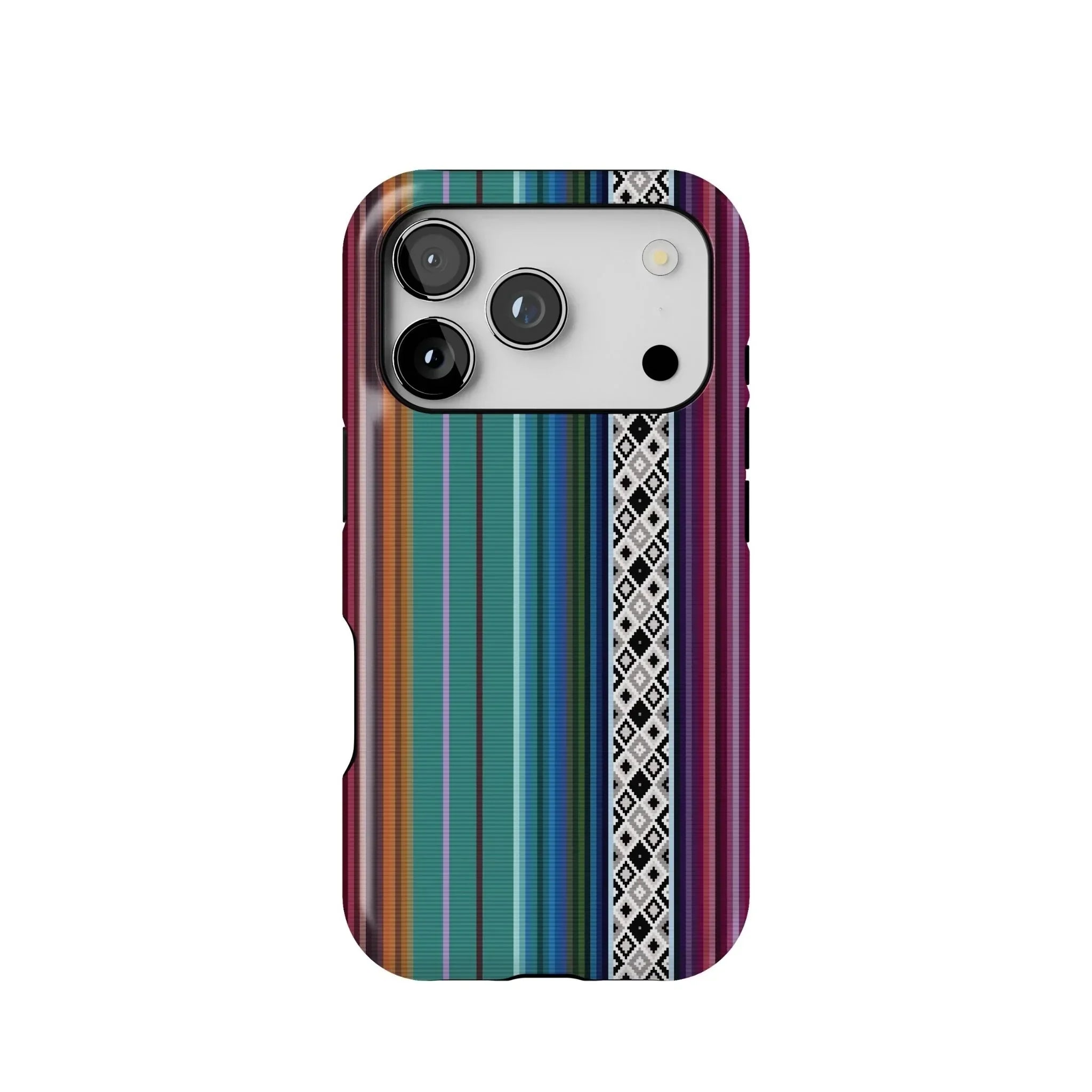 Mexican Aztec Tough MagSafe iPhone case - The Global Wanderer
