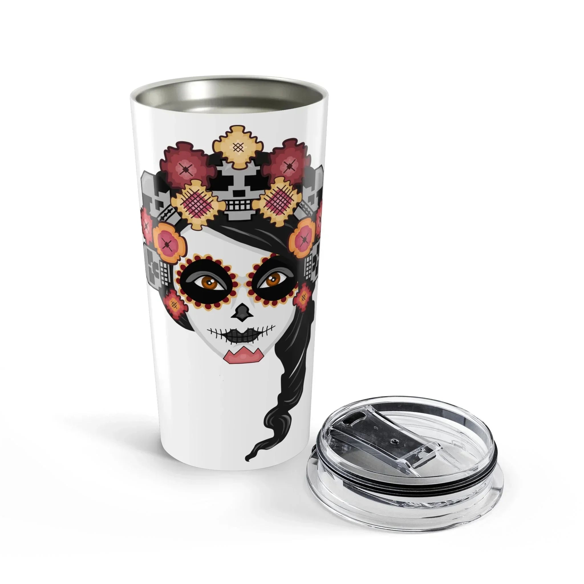 Mexican Catrina Tumbler - The Global Wanderer