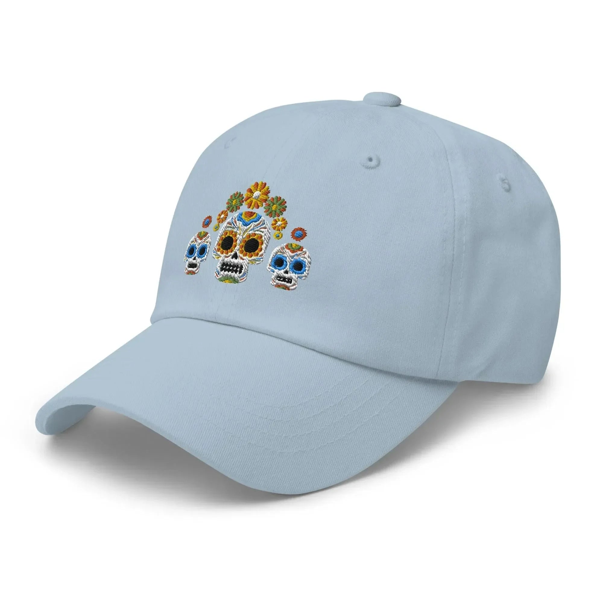 Mexican Day of the Dead Embroidered Dad Hat - The Global Wanderer