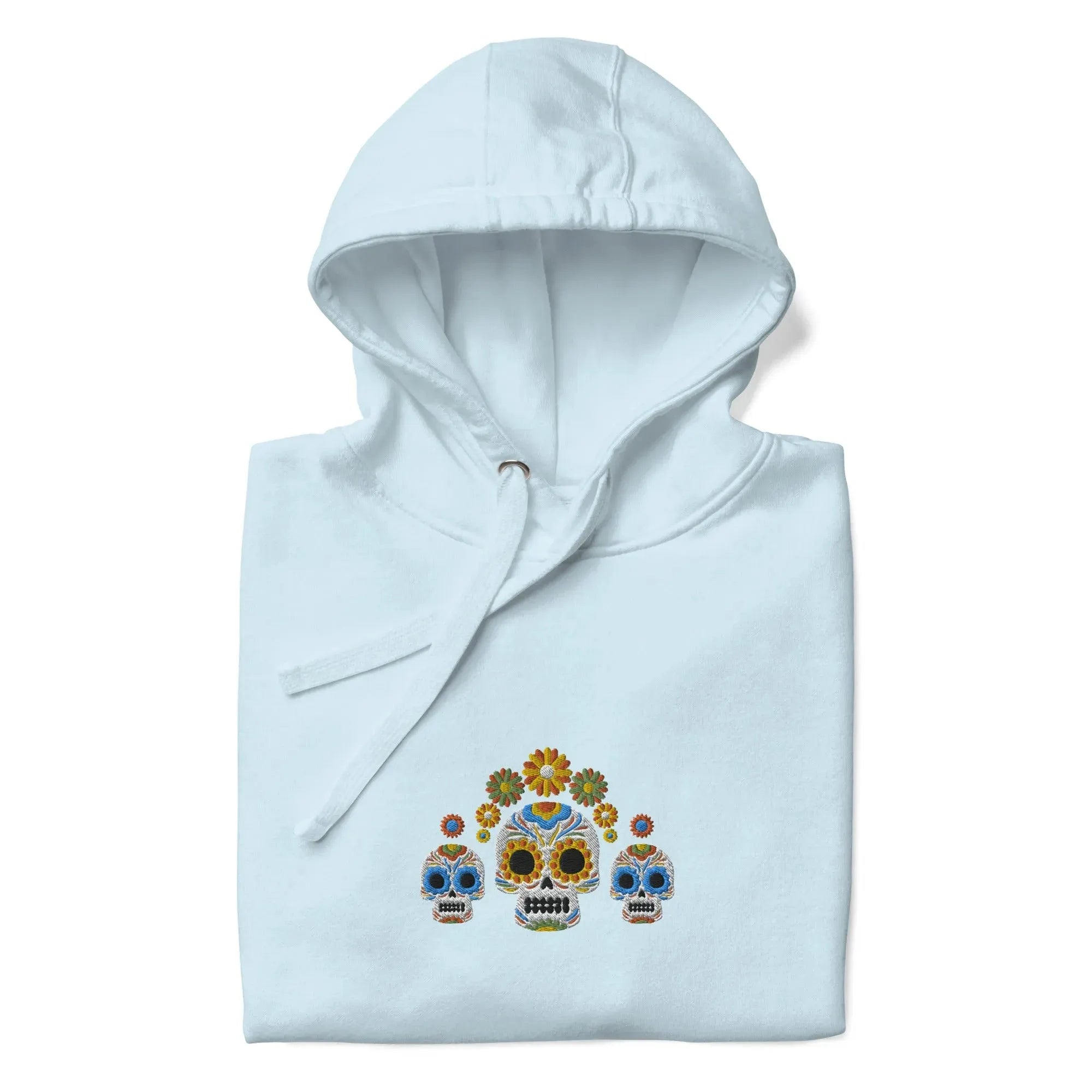 Mexican Day of the Dead Embroidered Hoodie - The Global Wanderer