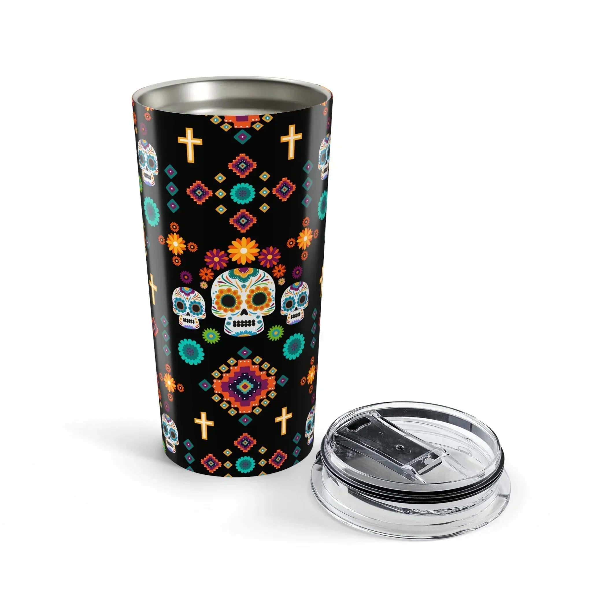 Mexican Day of the Dead Tumbler - The Global Wanderer