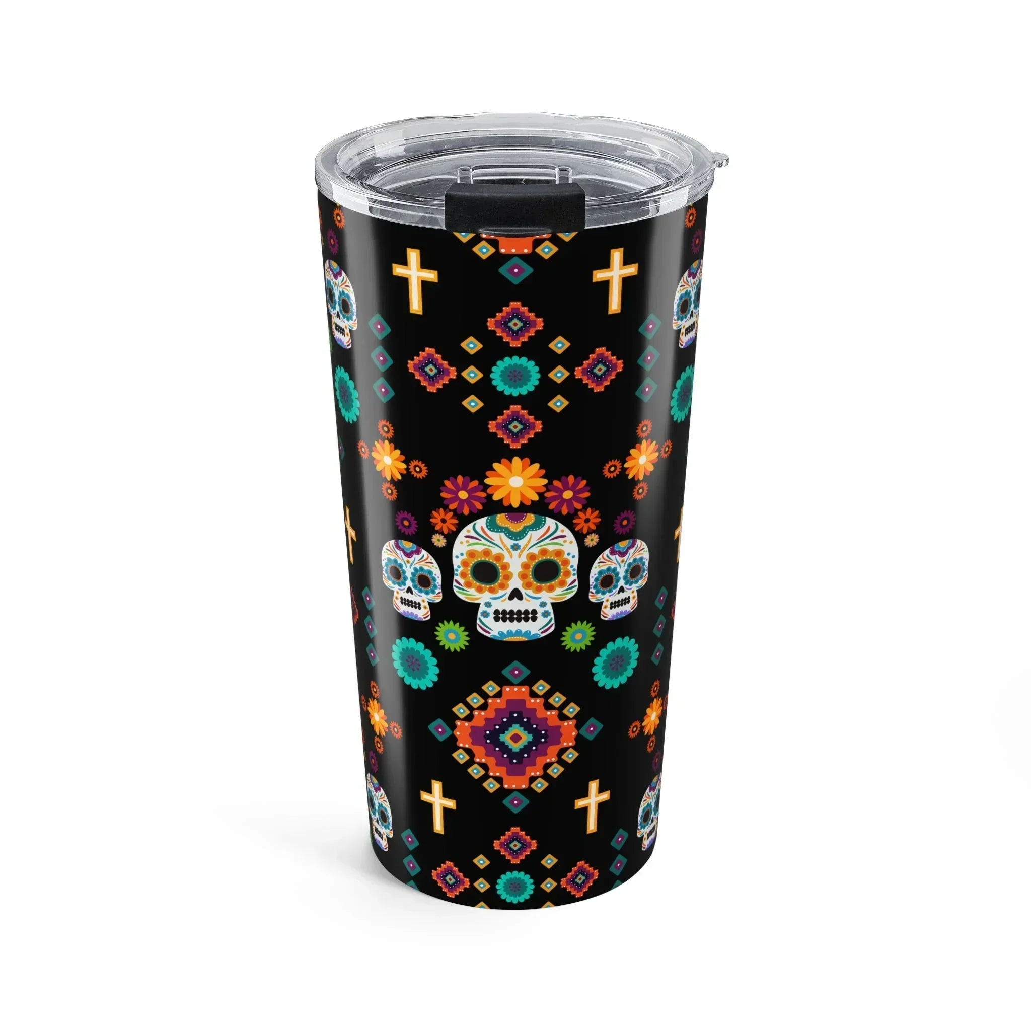 Mexican Day of the Dead Tumbler - The Global Wanderer