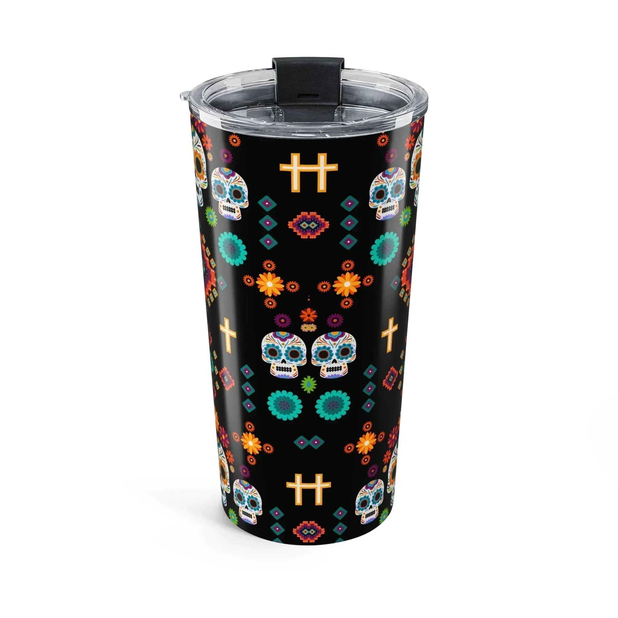Mexican Day of the Dead Tumbler - The Global Wanderer