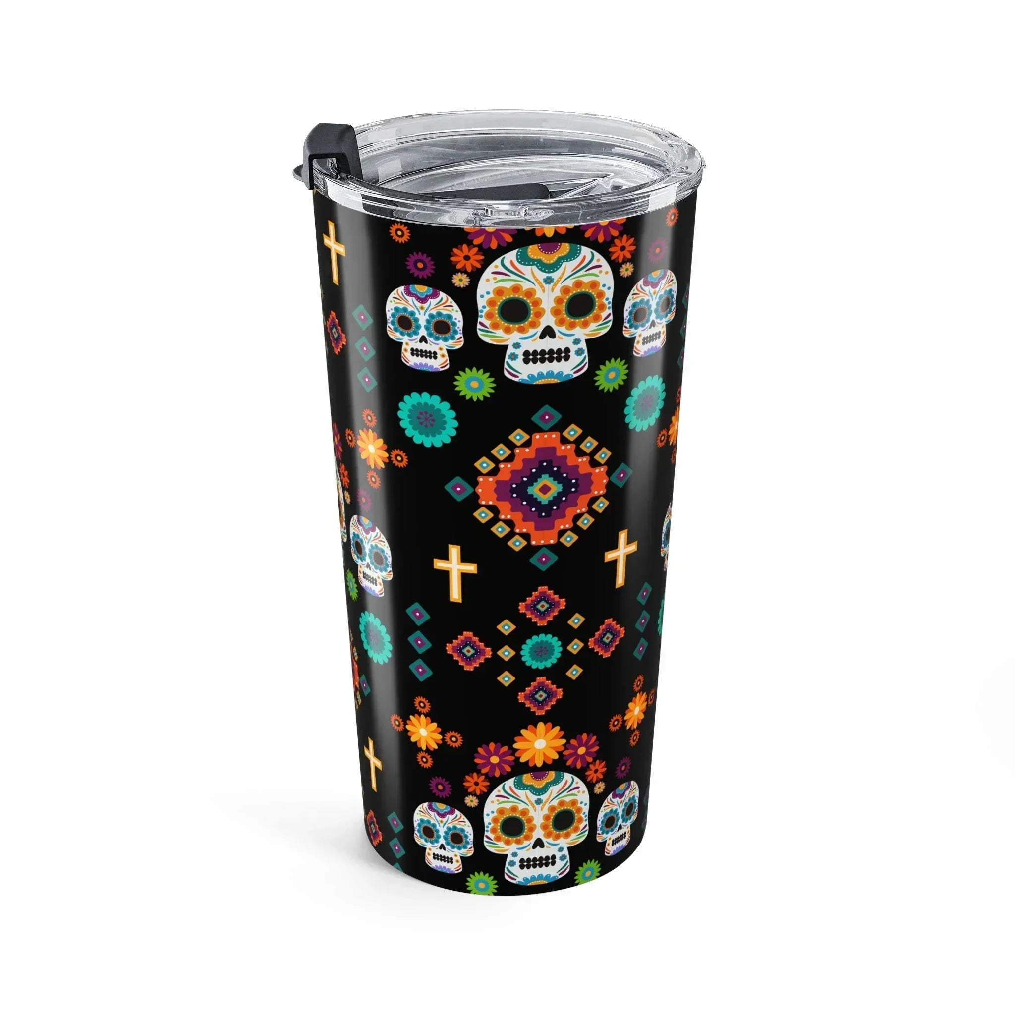Mexican Day of the Dead Tumbler - The Global Wanderer