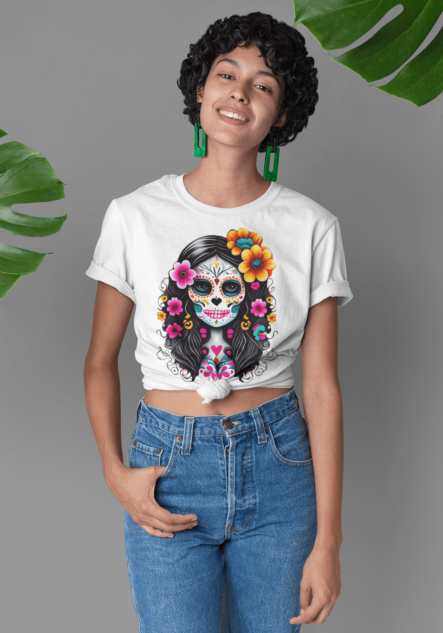 Mexican La Catrina T-shirt - The Global Wanderer