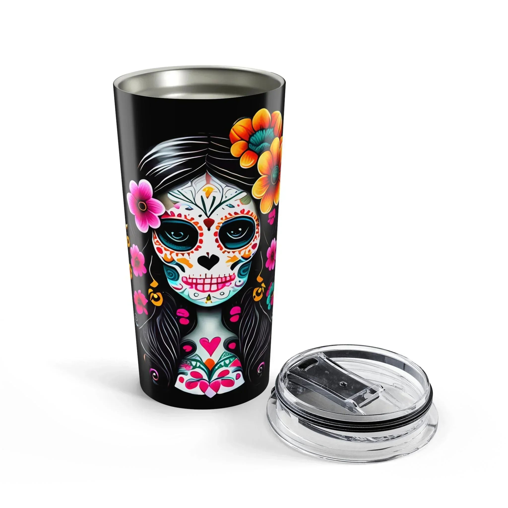 Mexican La Catrina Tumbler - The Global Wanderer