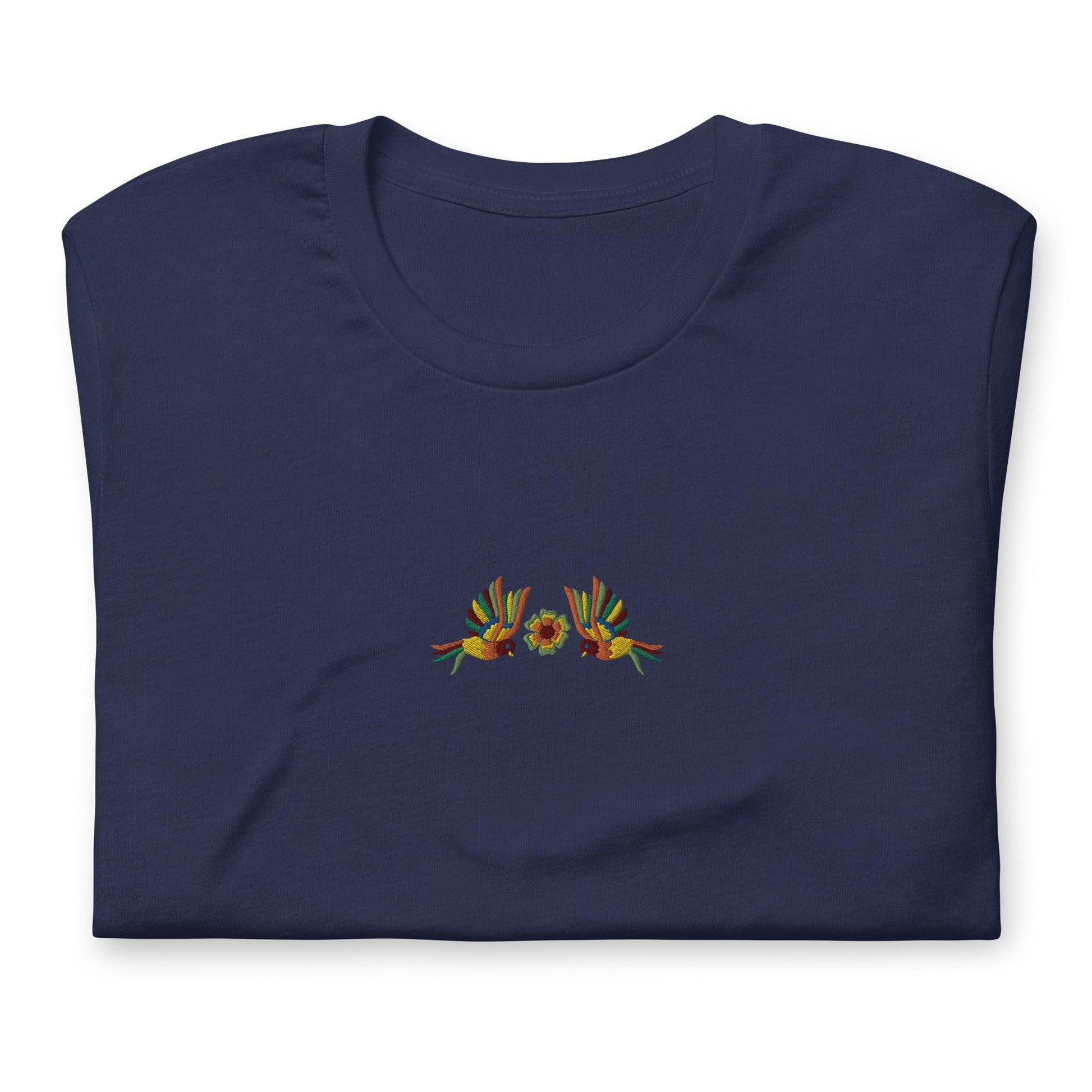 Mexican Otomi Embroidered T-Shirt - The Global Wanderer