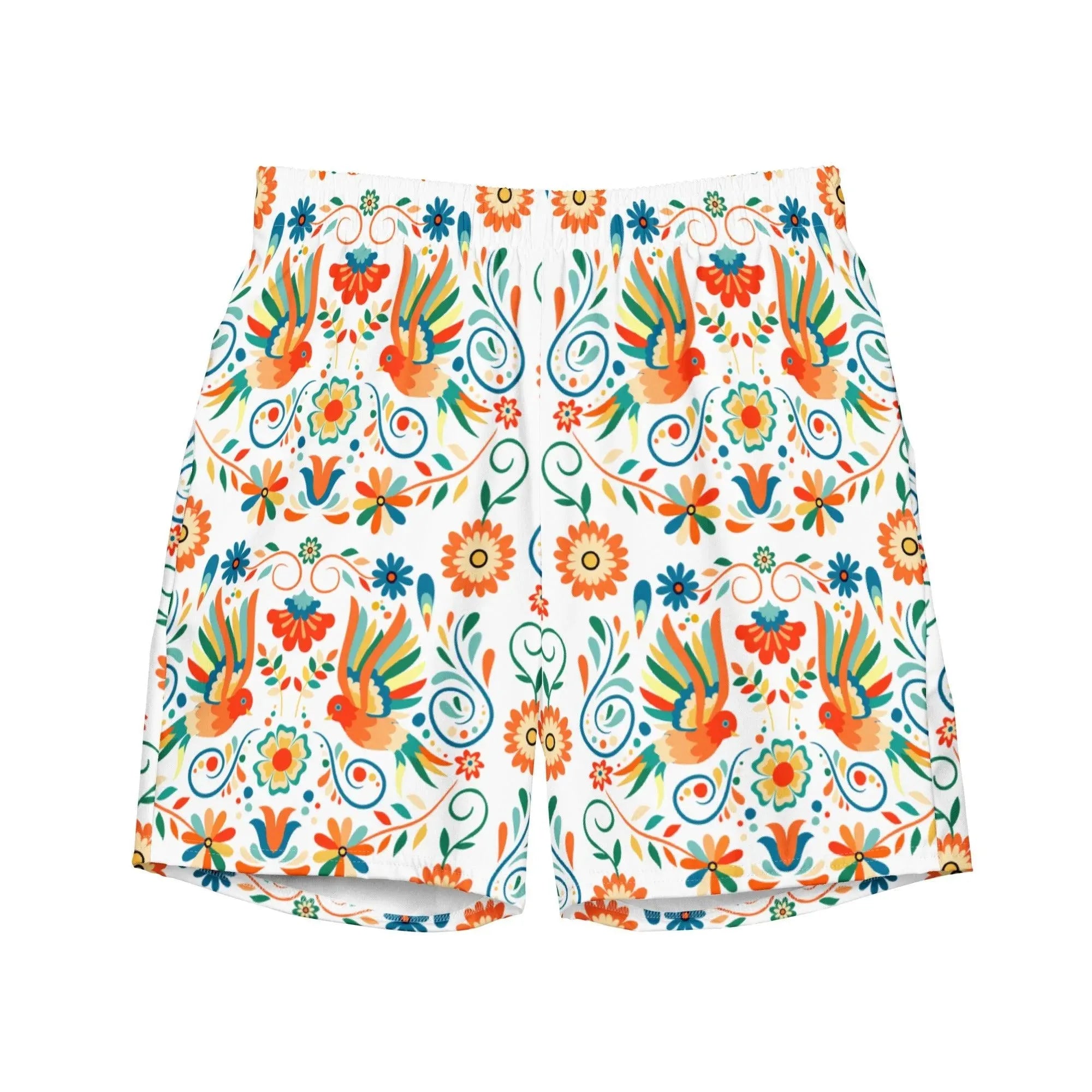 Mexican Otomi Men's Swim Trunks - The Global Wanderer