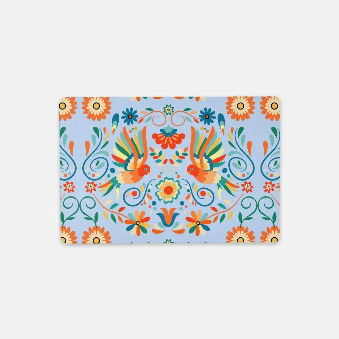 Mexican Otomi Print Desk Mat - The Global Wanderer