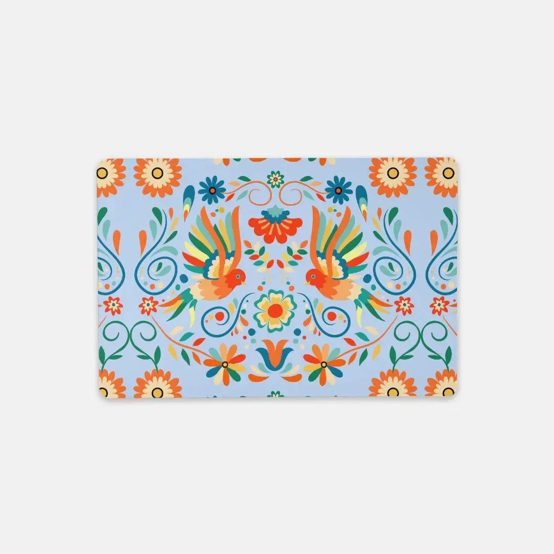 Mexican Otomi Print Desk Mat - The Global Wanderer