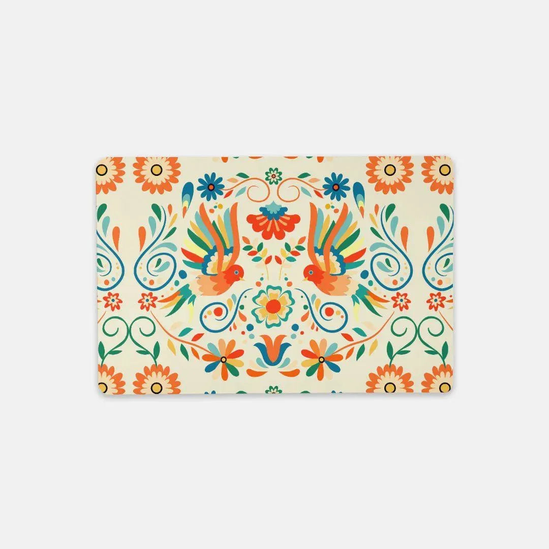 Mexican Otomi Print Desk Mat - The Global Wanderer