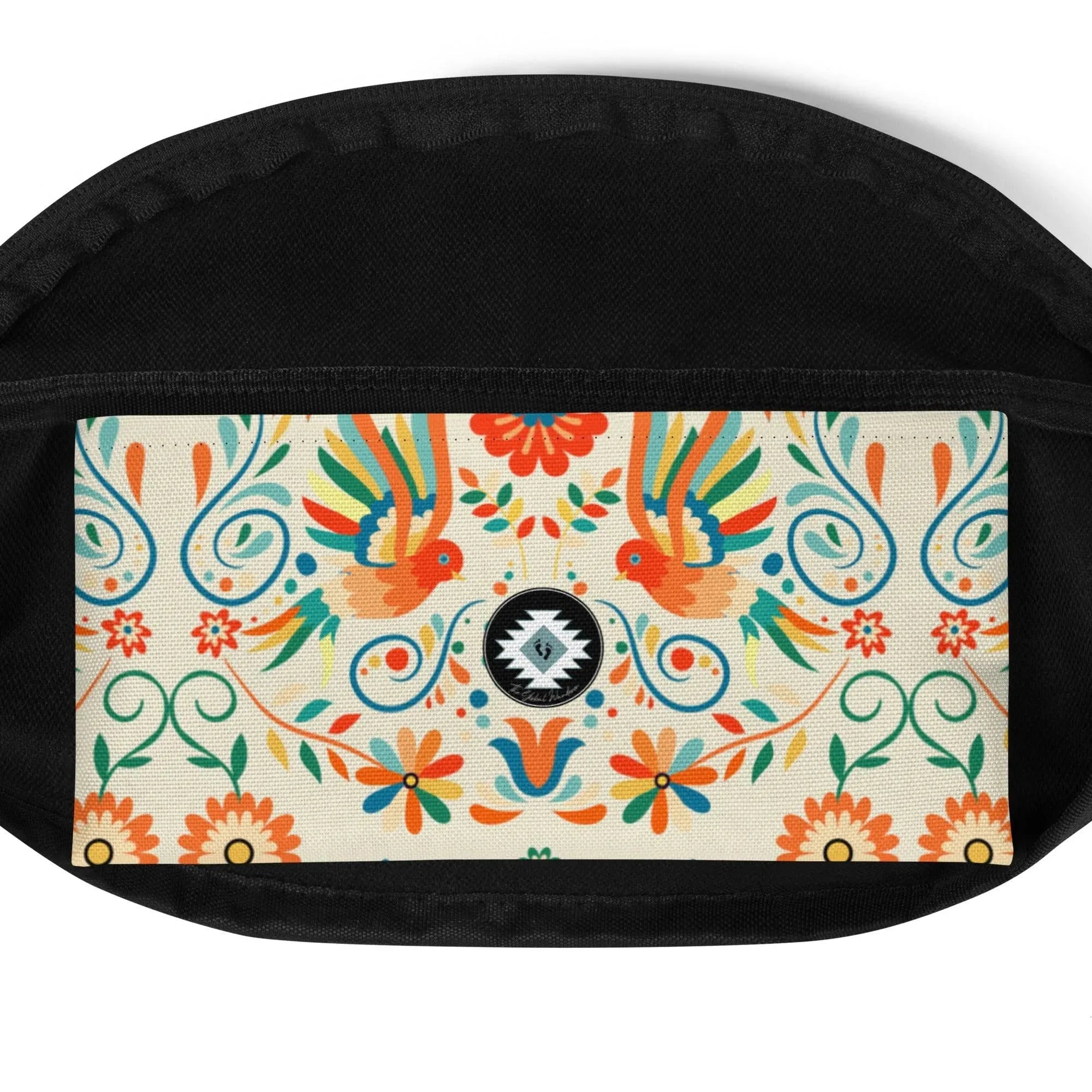 Mexican Otomi Print Fanny Pack - The Global Wanderer