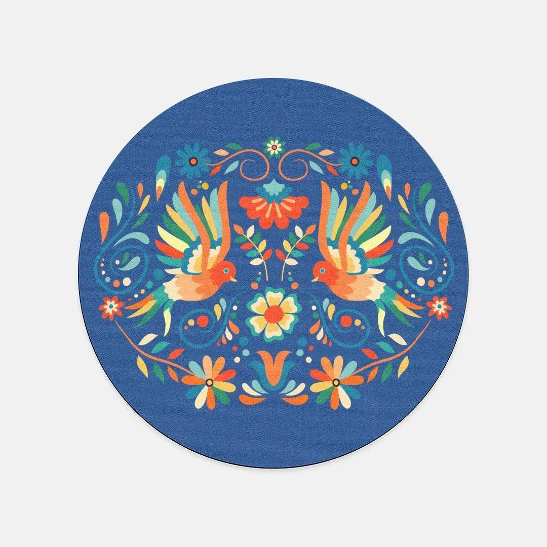 Mexican Otomi Print Mouse Pad - The Global Wanderer