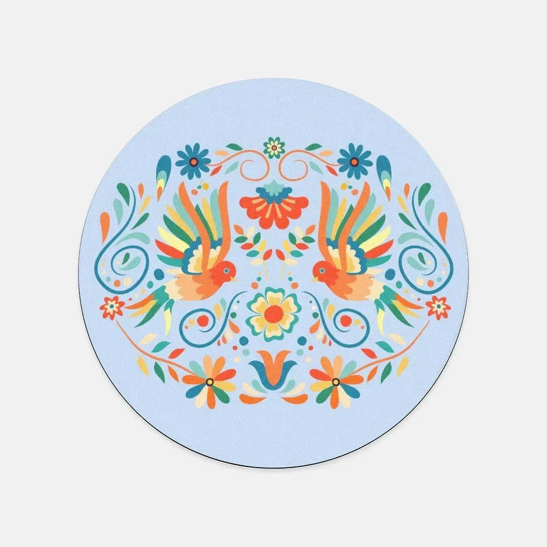 Mexican Otomi Print Mouse Pad - The Global Wanderer