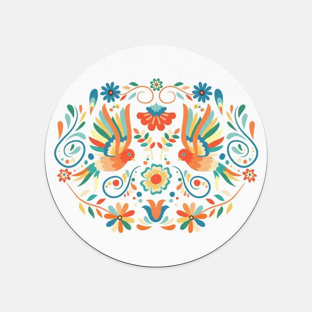 Mexican Otomi Print Mouse Pad - The Global Wanderer