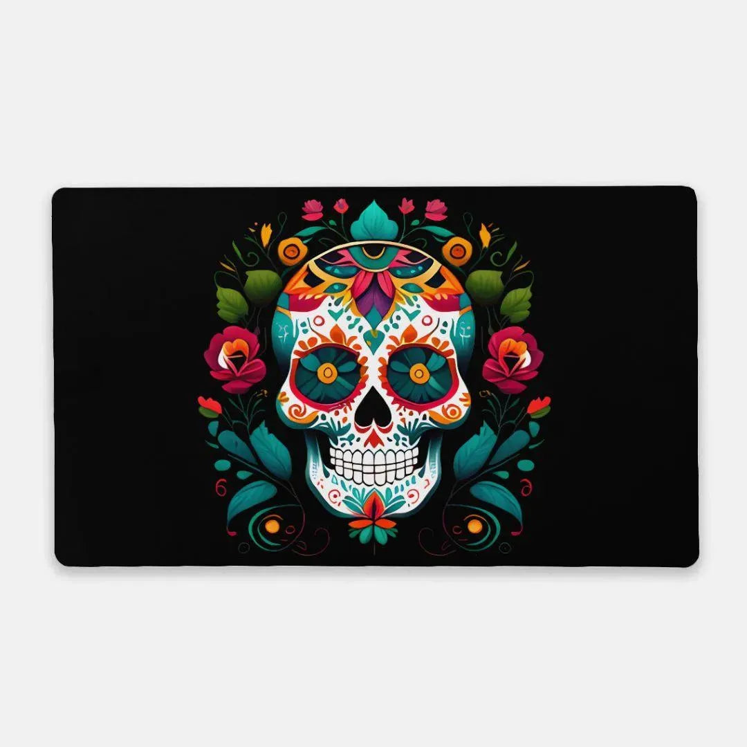 Mexican Sugar Skull Desk Mat - The Global Wanderer