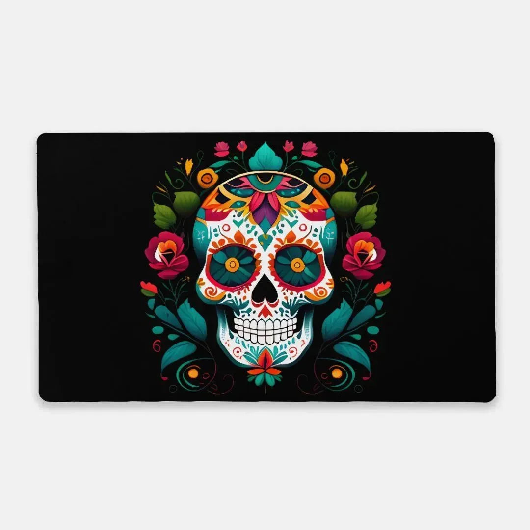 Mexican Sugar Skull Desk Mat - The Global Wanderer