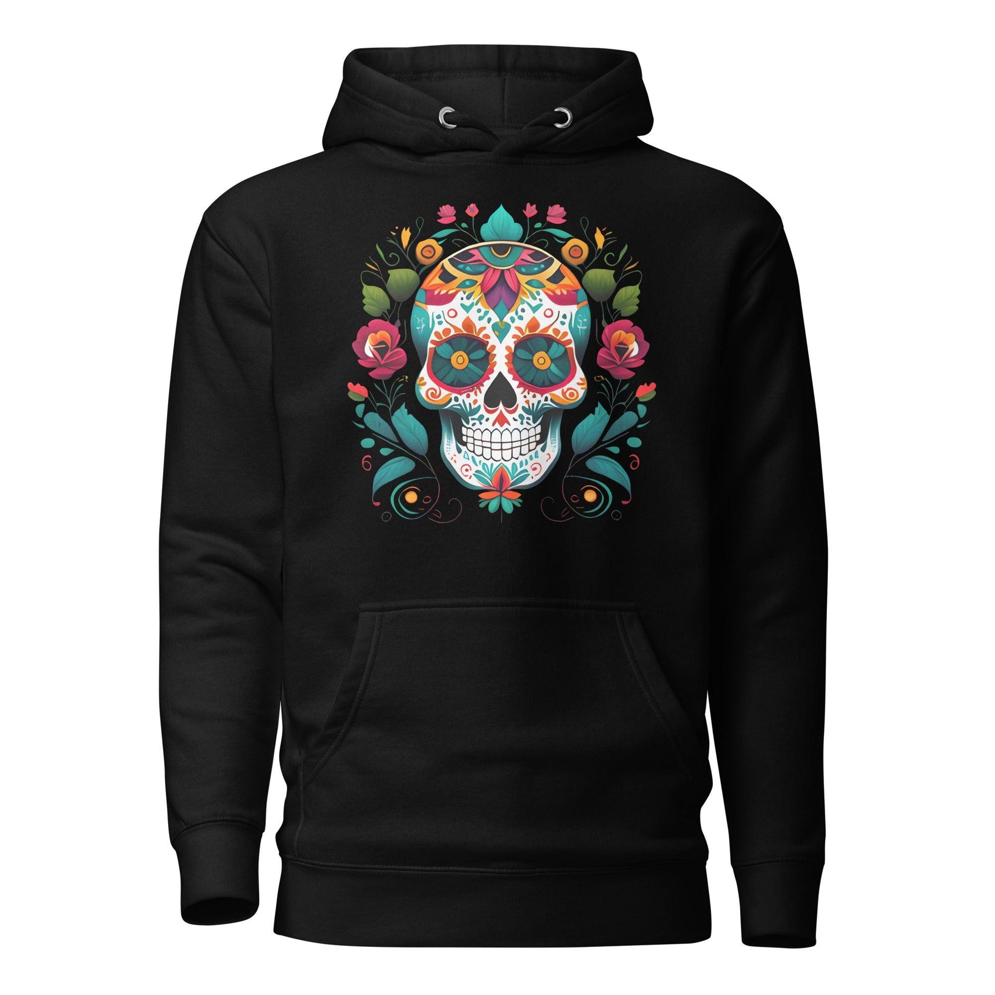 Mexican Sugar Skull Hoodie - The Global Wanderer
