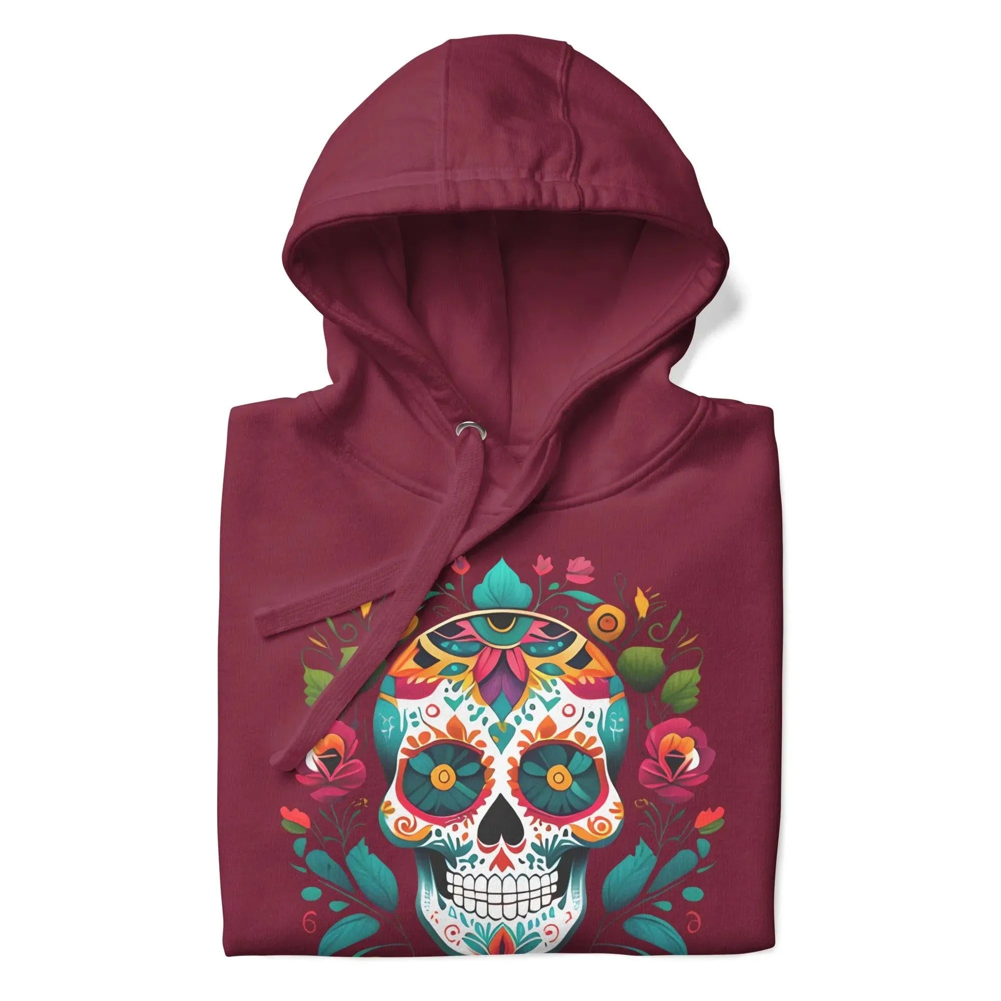 Mexican Sugar Skull Hoodie - The Global Wanderer