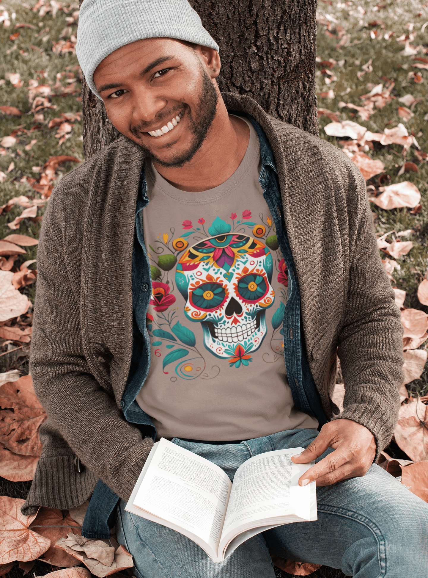 Mexican Sugar Skull T-shirt - The Global Wanderer