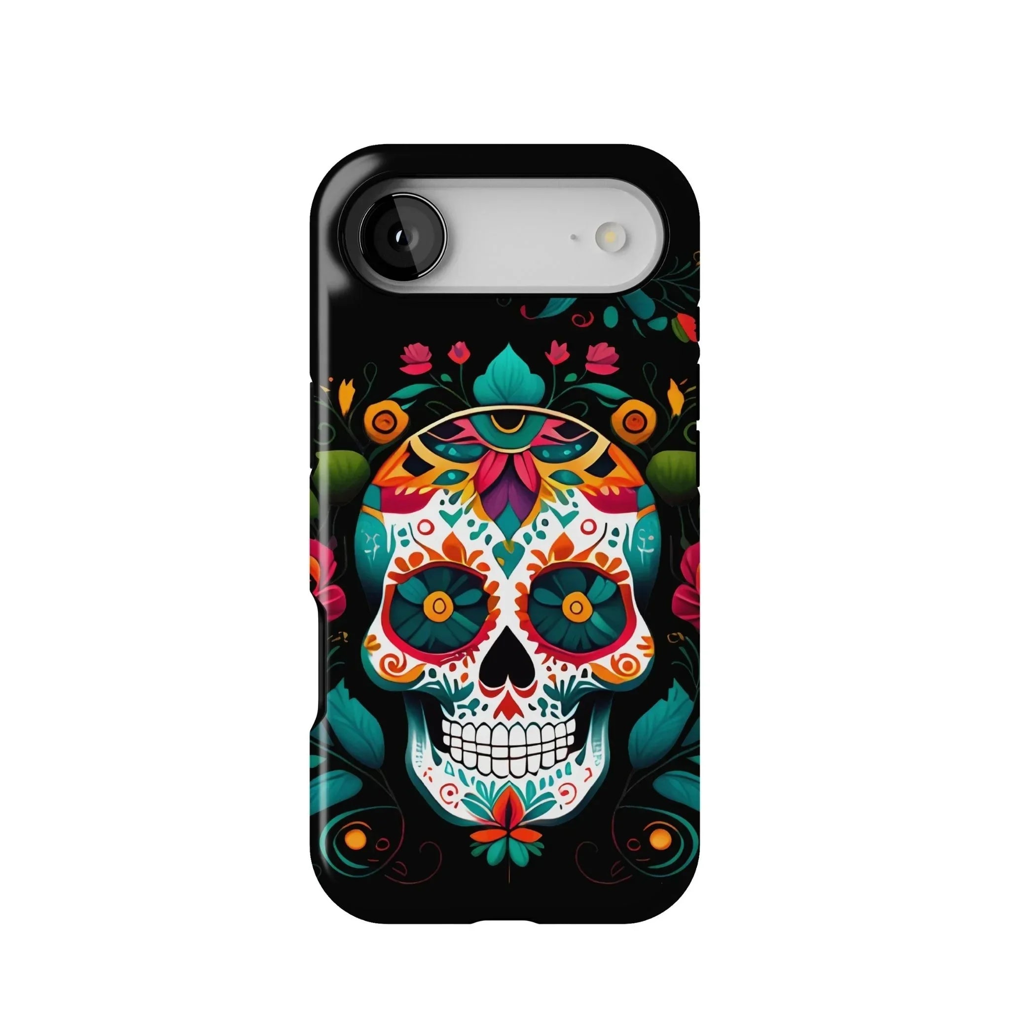 Mexican Sugar Skull Tough MagSafe iPhone Case - The Global Wanderer