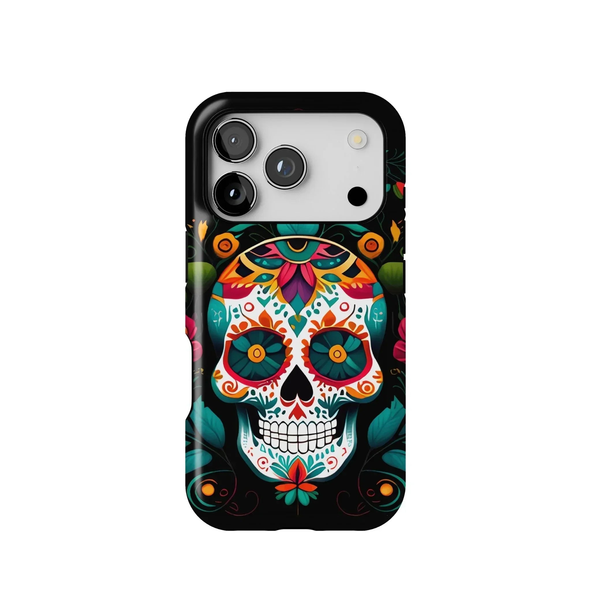 Mexican Sugar Skull Tough MagSafe iPhone Case - The Global Wanderer