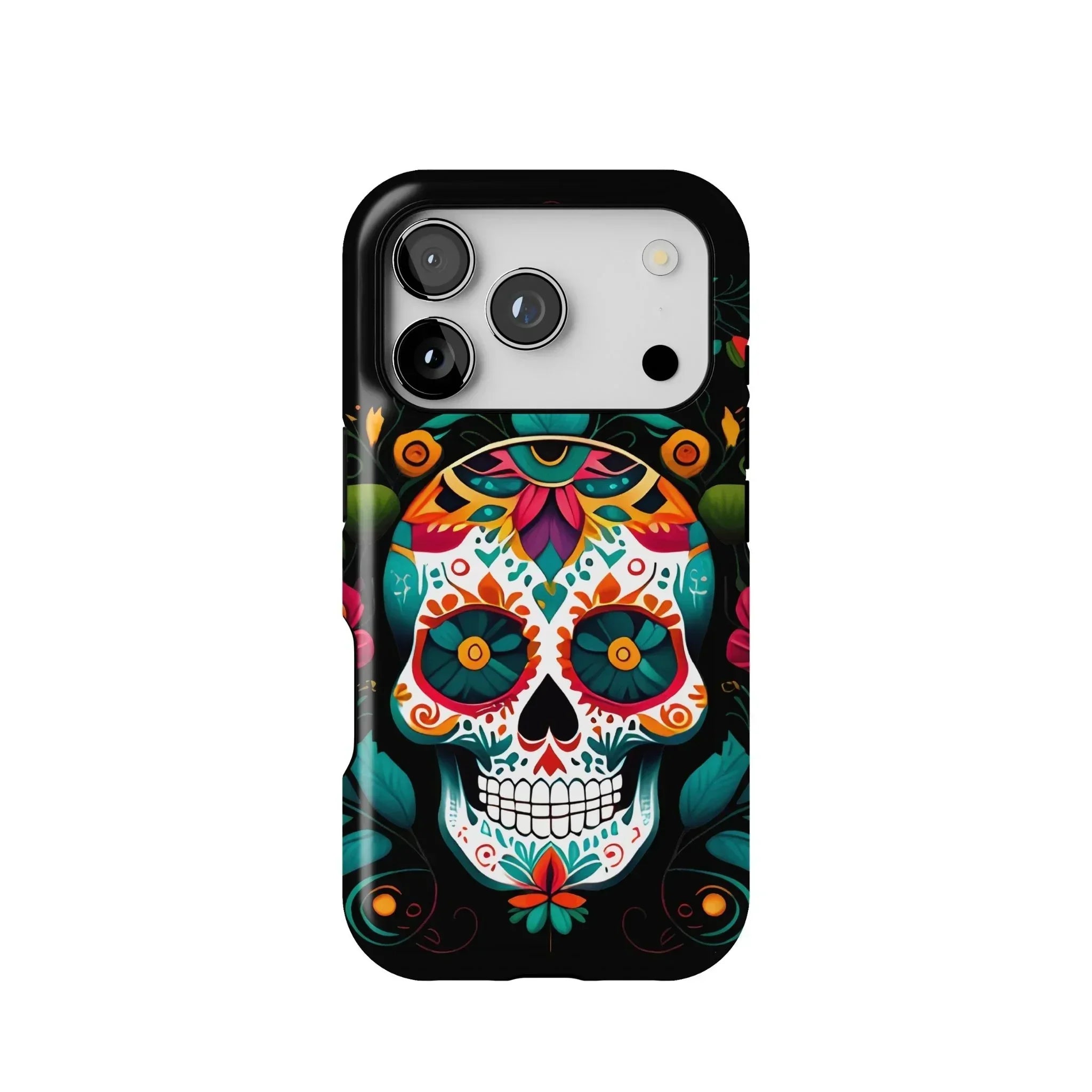 Mexican Sugar Skull Tough MagSafe iPhone Case - The Global Wanderer
