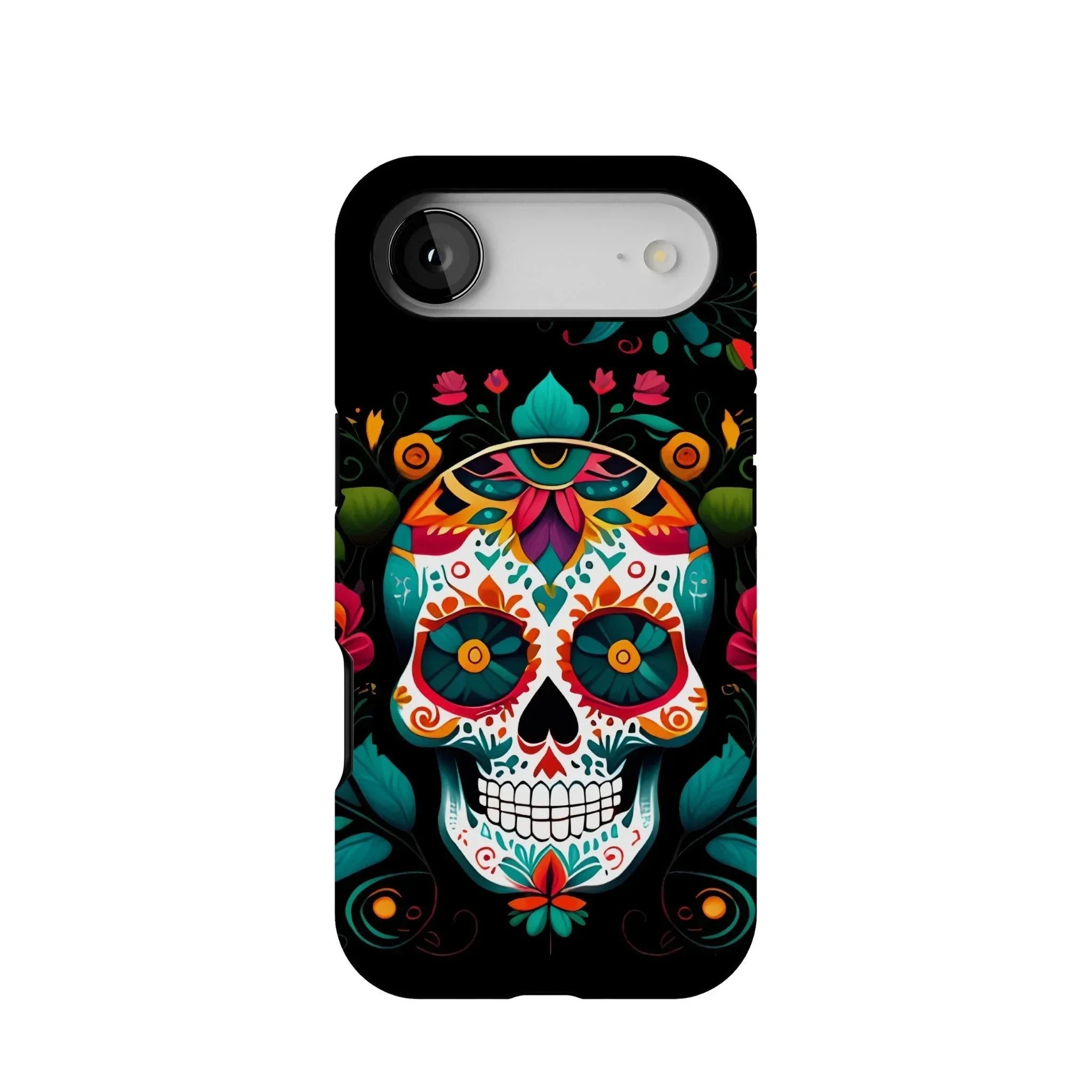 Mexican Sugar Skull Tough MagSafe iPhone Case - The Global Wanderer
