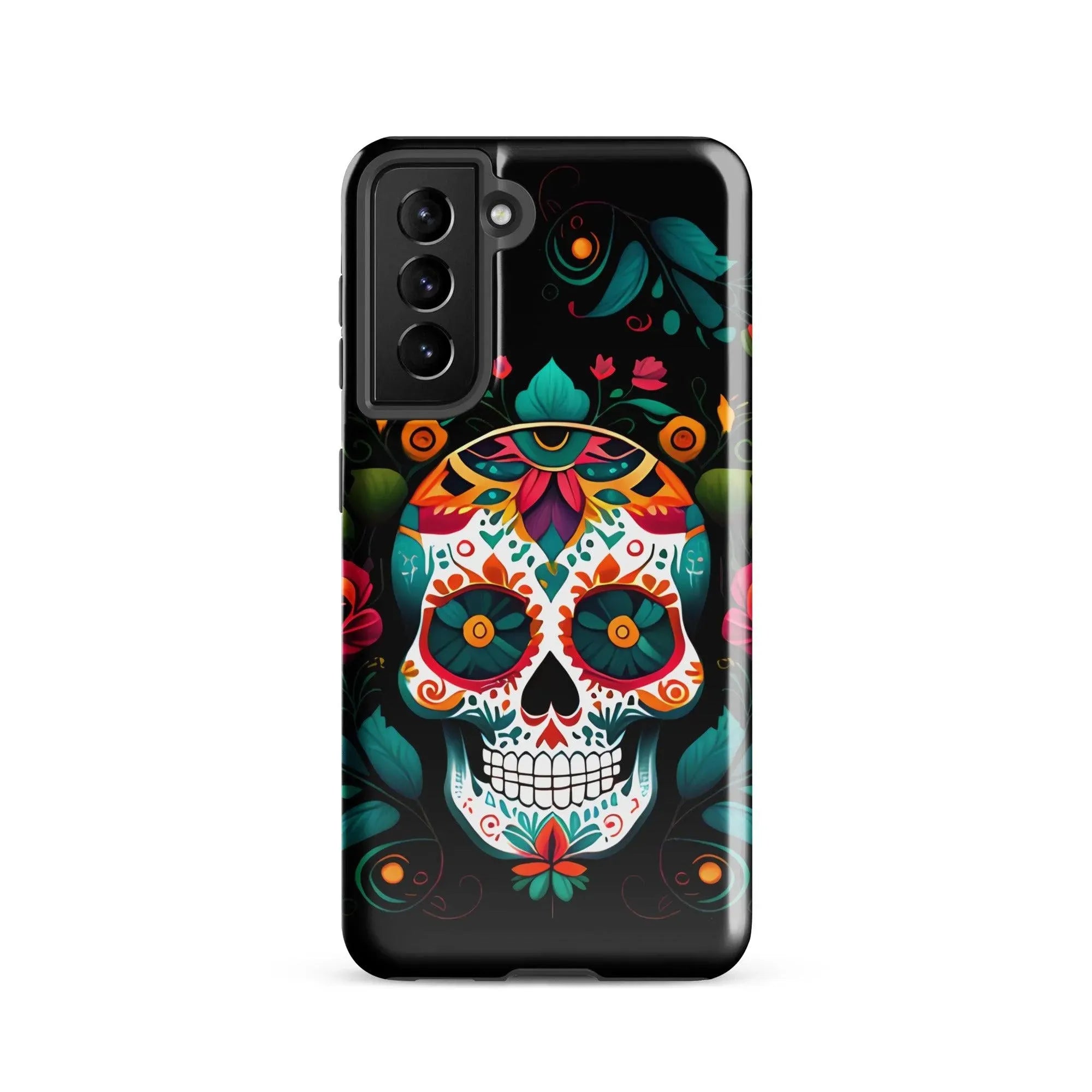 Mexican Sugar Skull Tough Samsung® Case - The Global Wanderer
