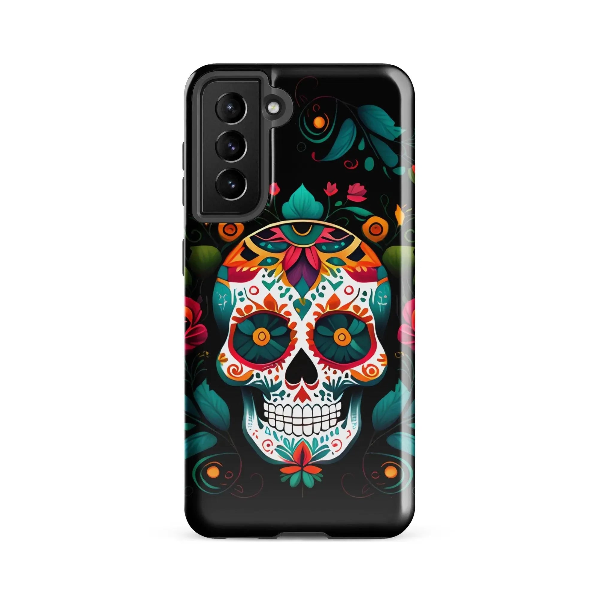 Mexican Sugar Skull Tough Samsung® Case - The Global Wanderer