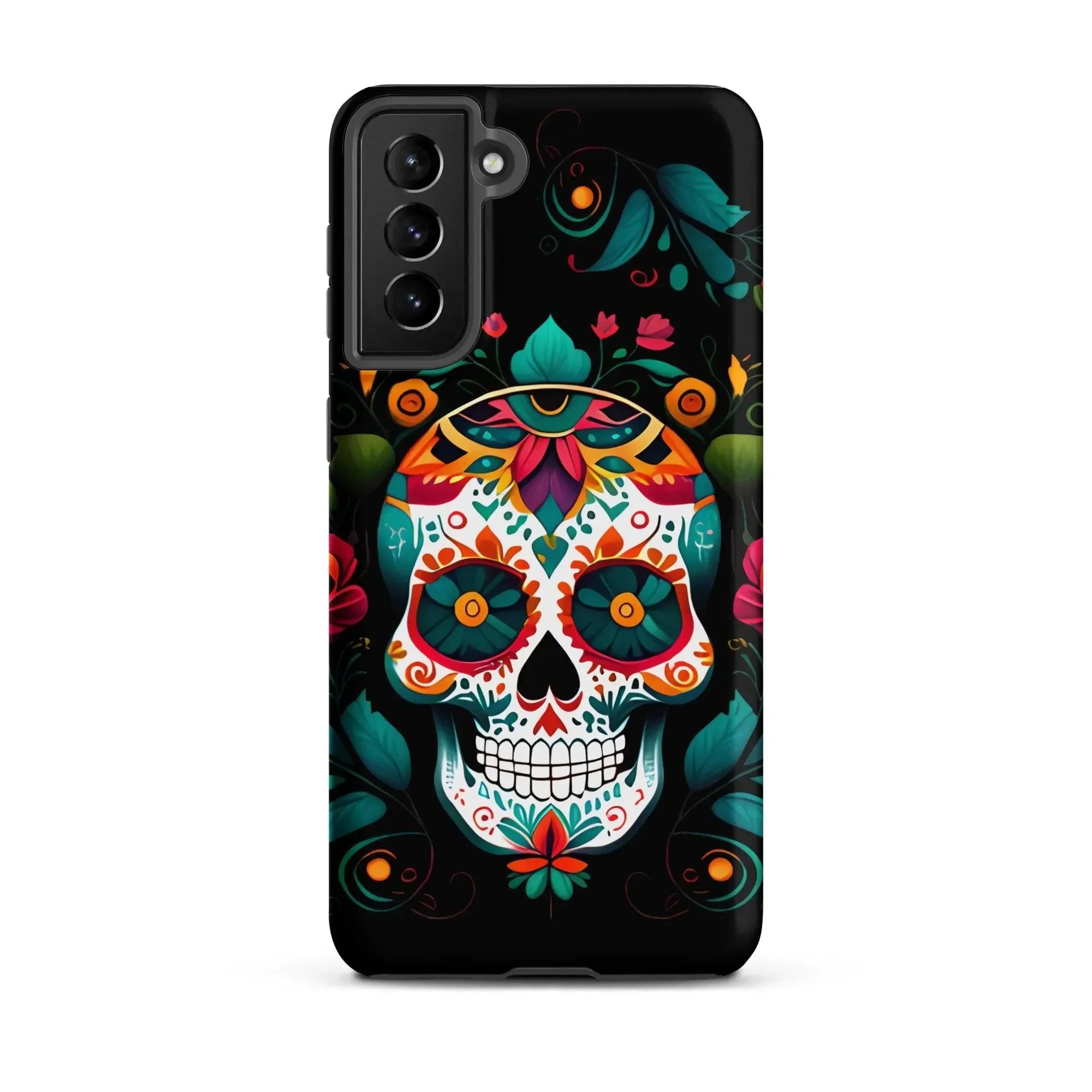Mexican Sugar Skull Tough Samsung® Case - The Global Wanderer