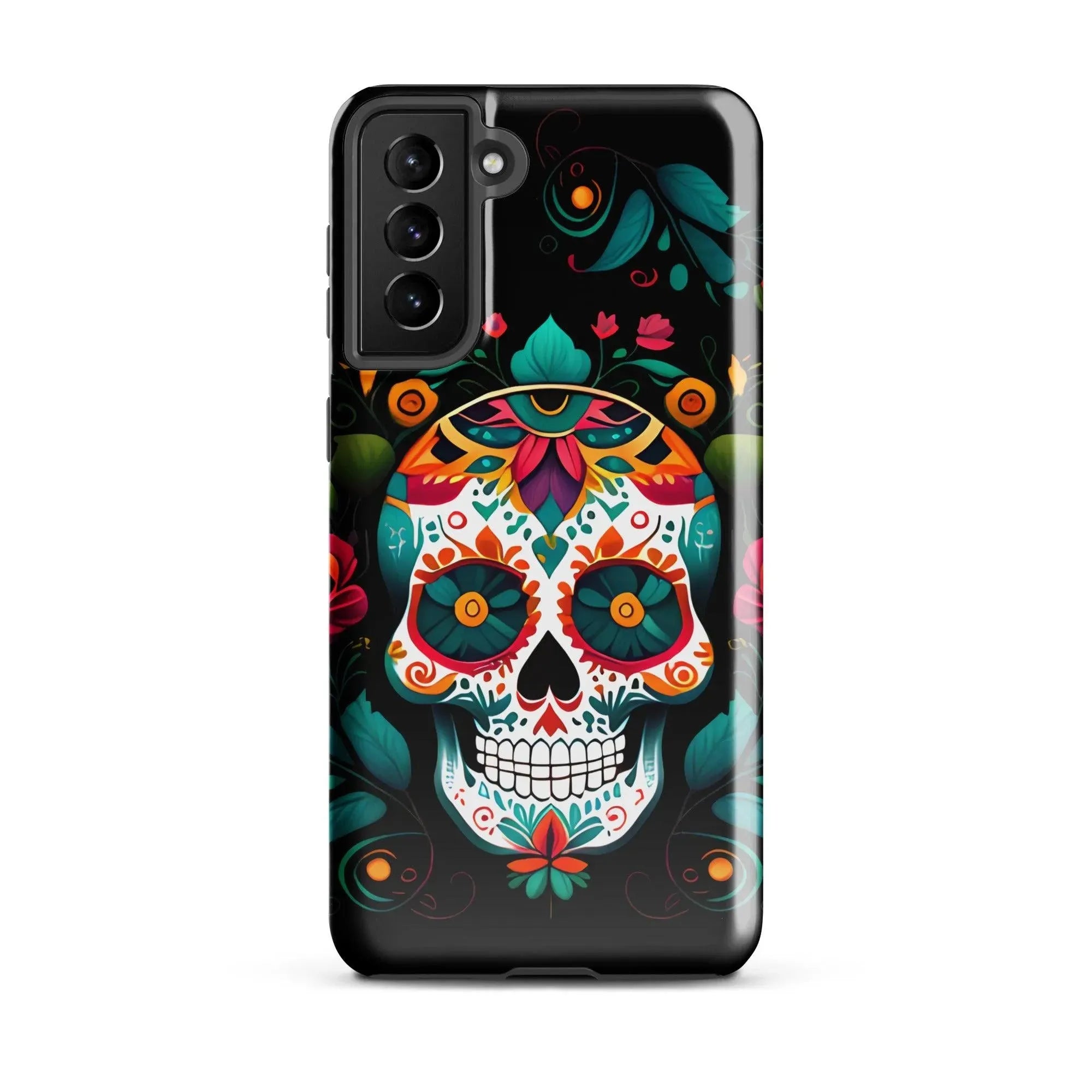 Mexican Sugar Skull Tough Samsung® Case - The Global Wanderer