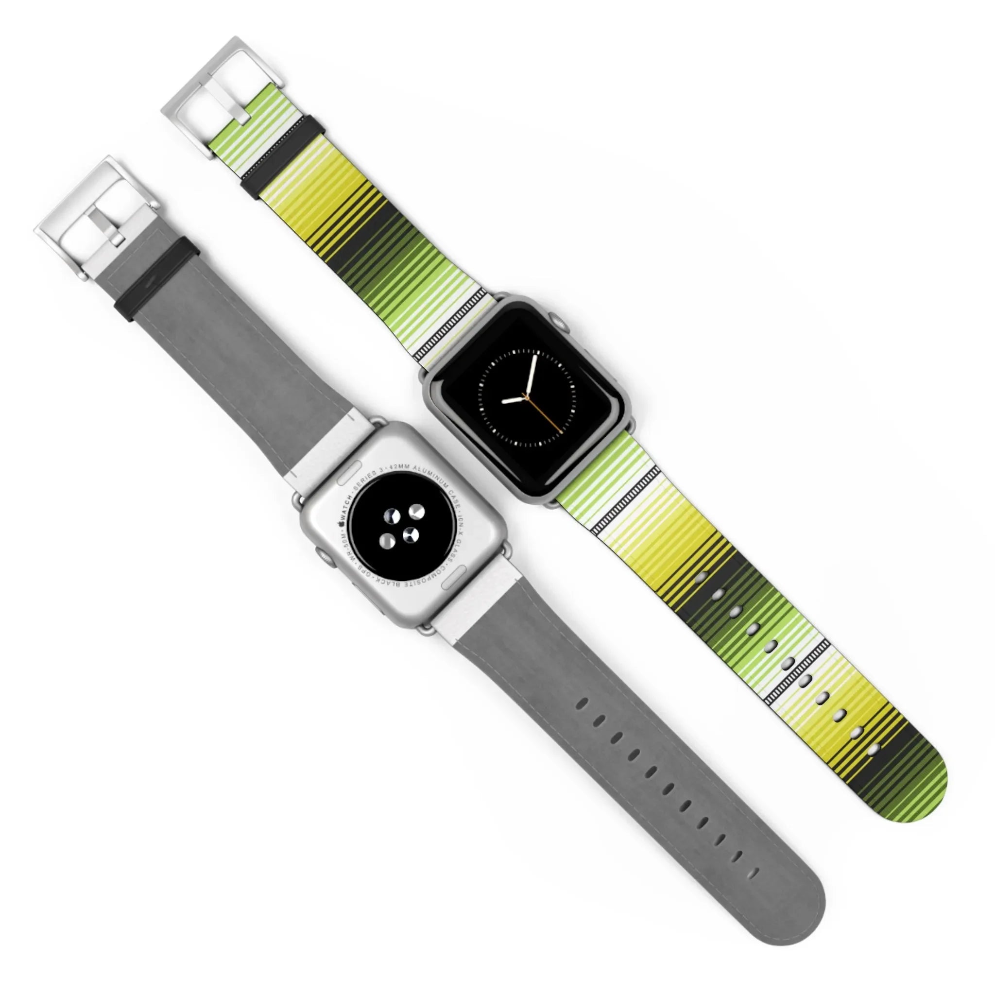 Mexican Yellow-Green Serape Watch Band - The Global Wanderer
