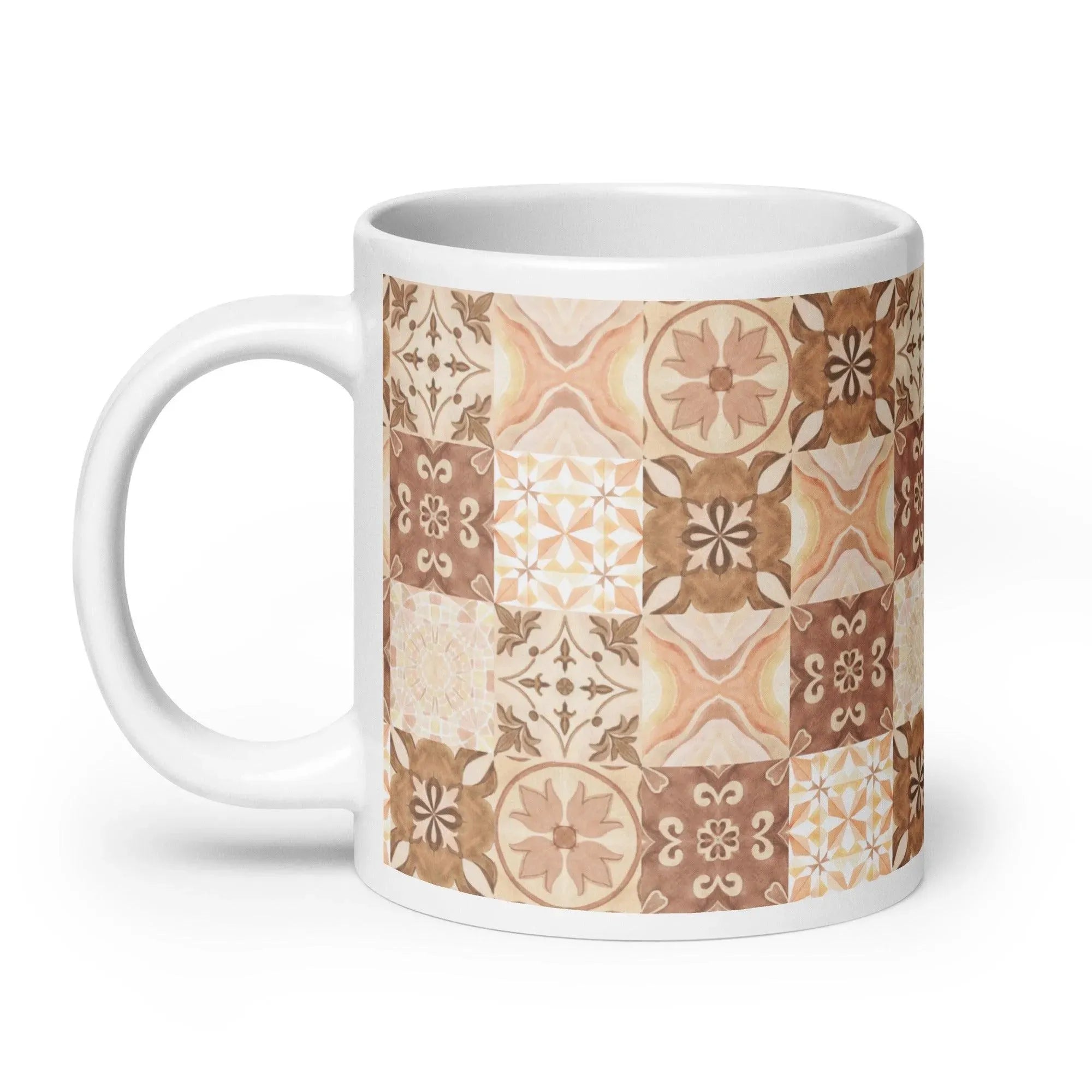 Moroccan Desert Tile Mug - The Global Wanderer