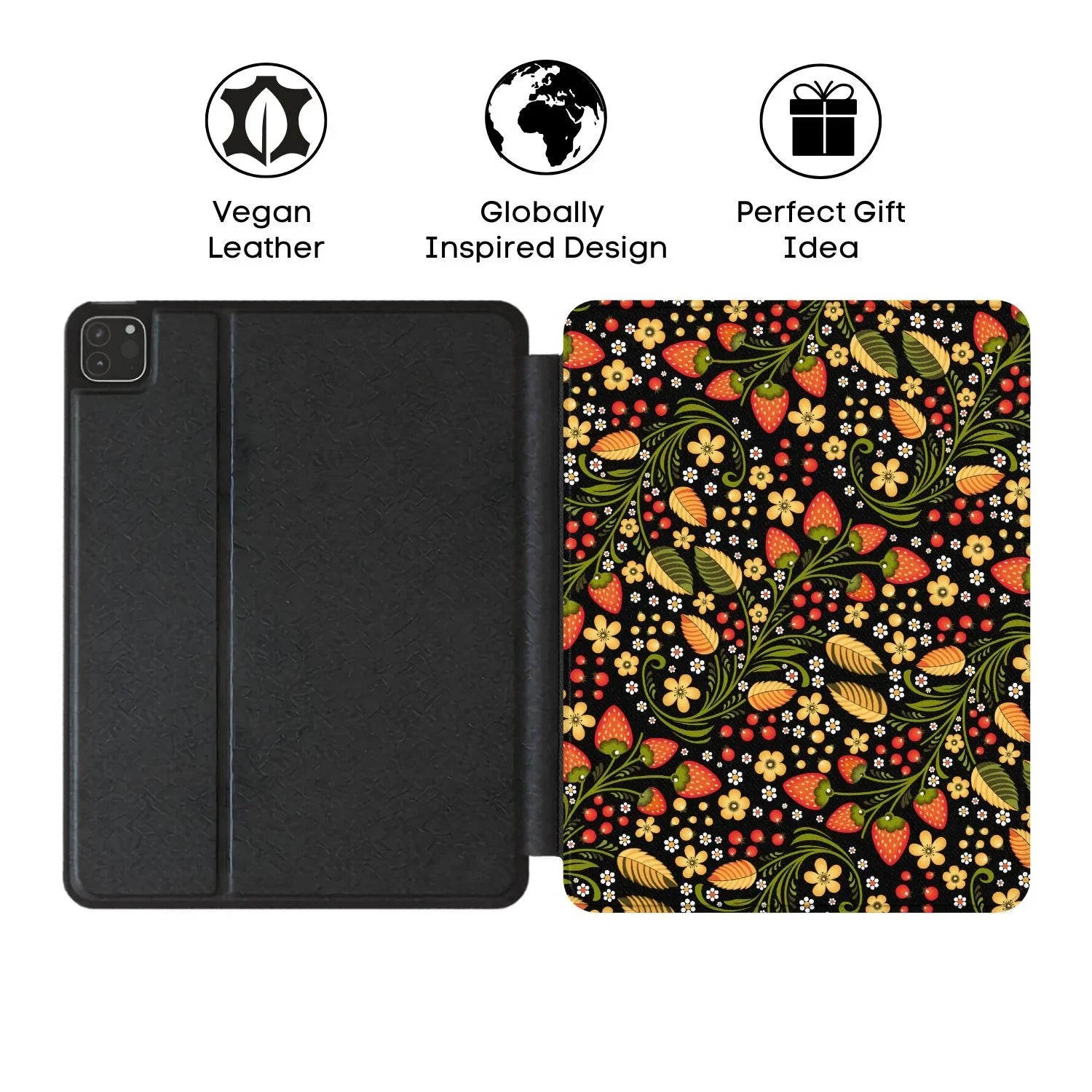 Moscow Berry Khokhloma iPad Case - The Global Wanderer