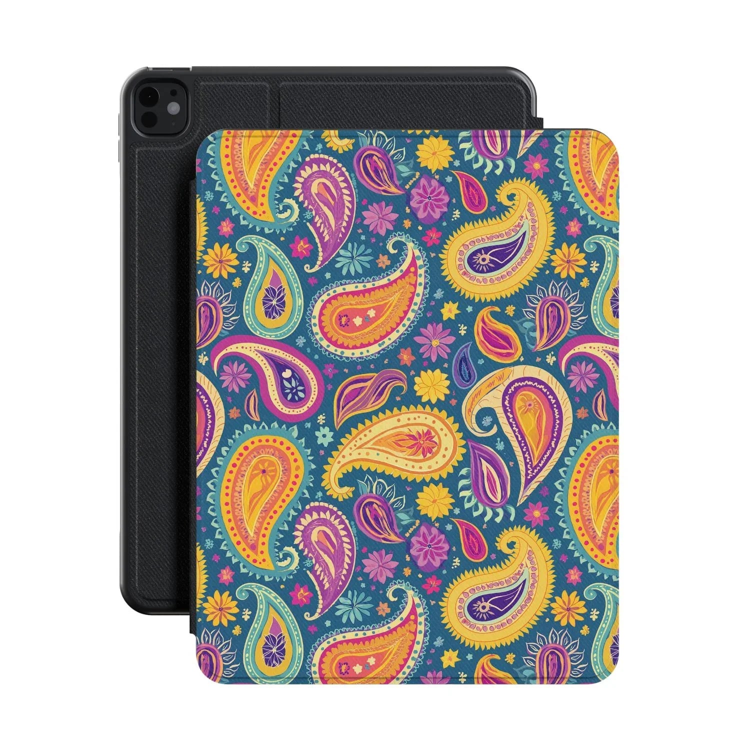 Mumbai Teal Paisley iPad Case - The Global Wanderer