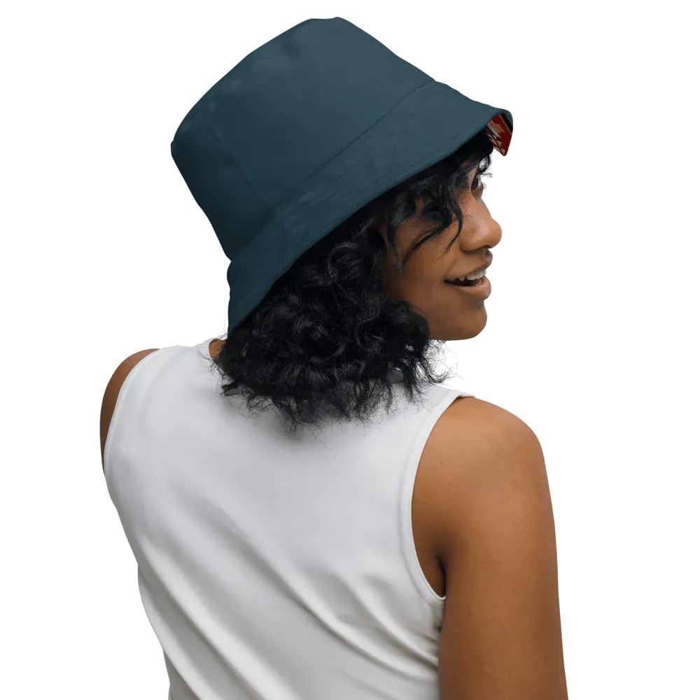 Native American Sunset Reversible Bucket Hat - The Global Wanderer