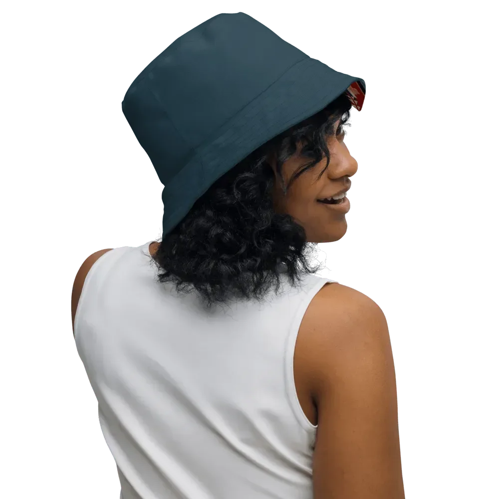 Native American Sunset Reversible Bucket Hat - The Global Wanderer