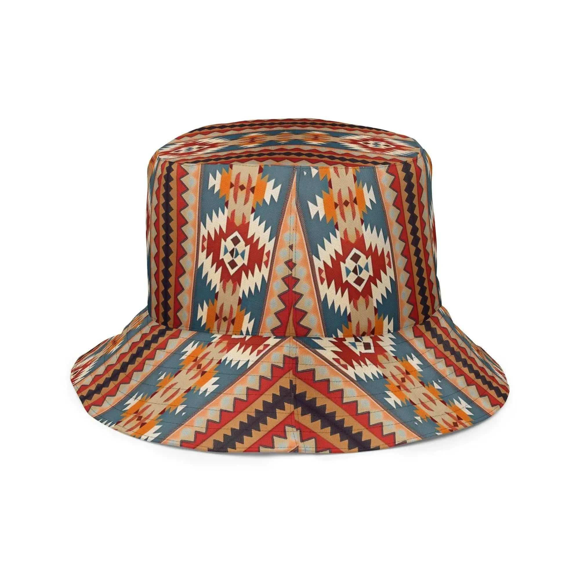 Native American Sunset Reversible Bucket Hat - The Global Wanderer