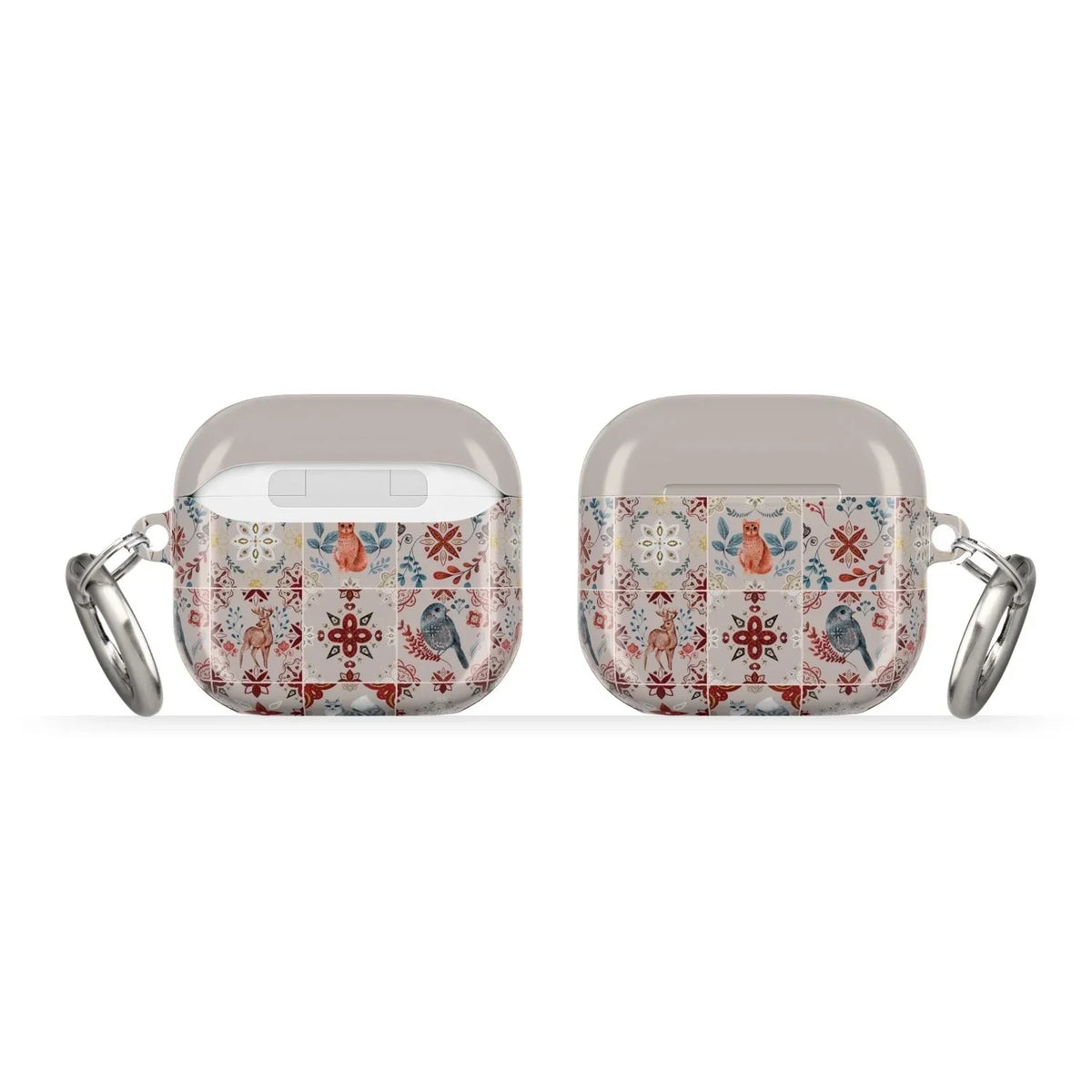 Nordic Tiles AirPods 4 Case - The Global Wanderer