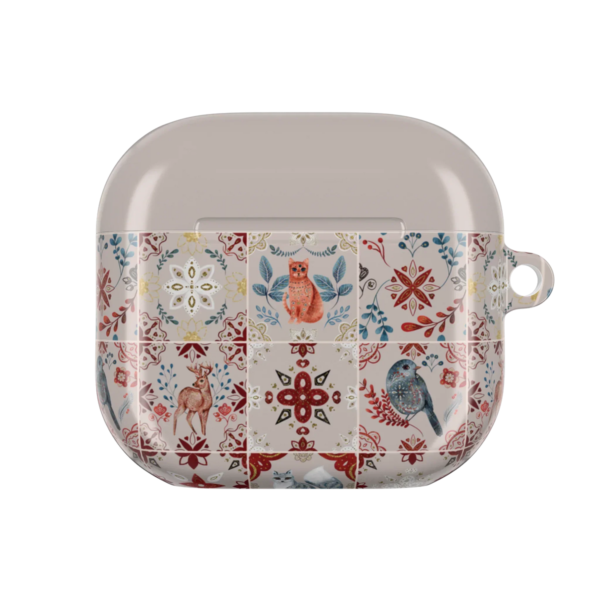 Nordic Tiles AirPods 4 Case - The Global Wanderer
