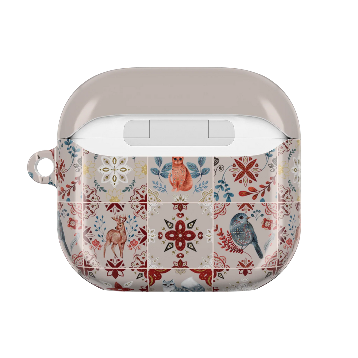 Nordic Tiles AirPods 4 Case - The Global Wanderer