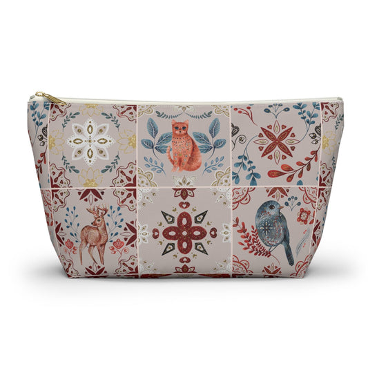 Nordic Tiles Print Pouch - The Global Wanderer