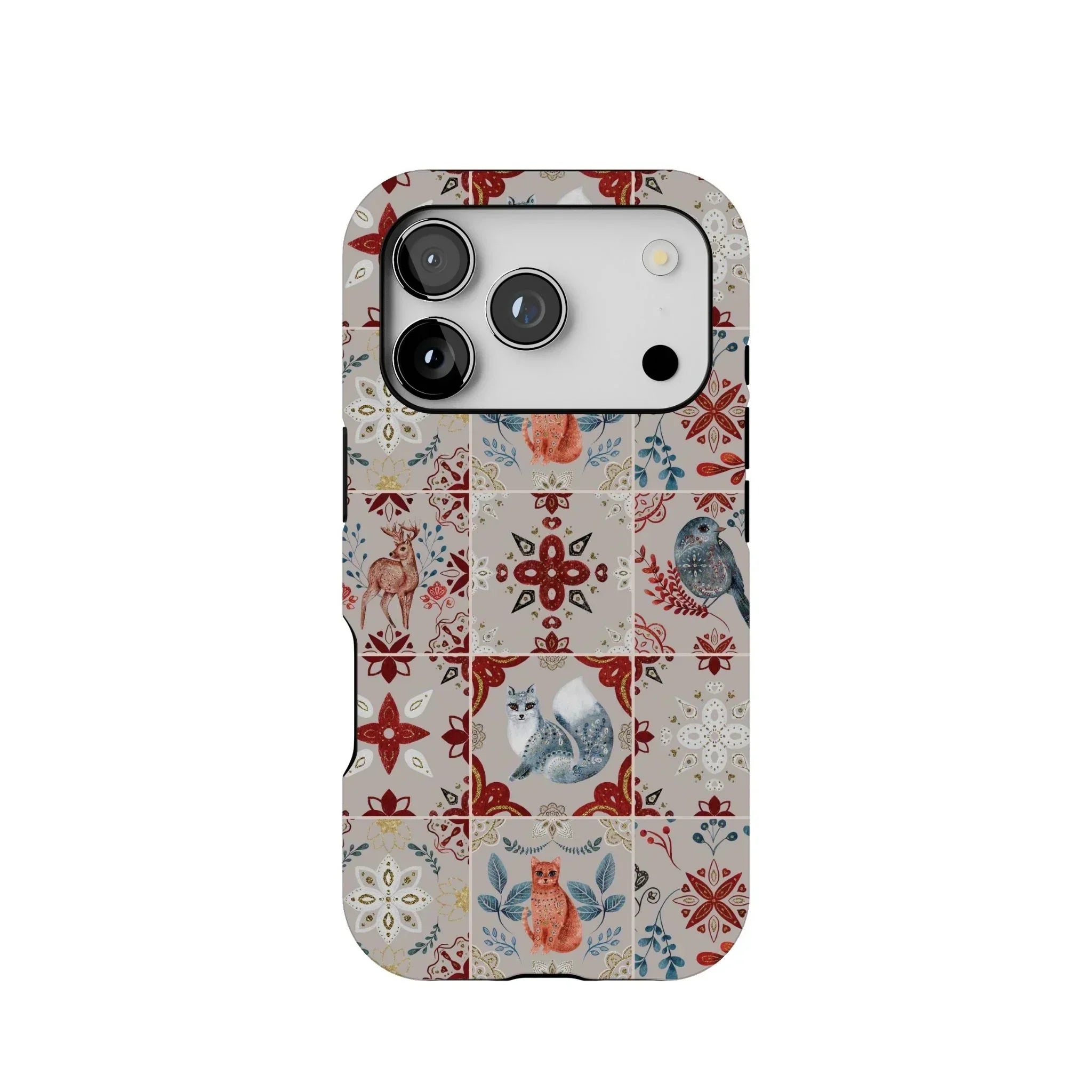 Nordic Tiles Tough MagSafe iPhone Case - The Global Wanderer