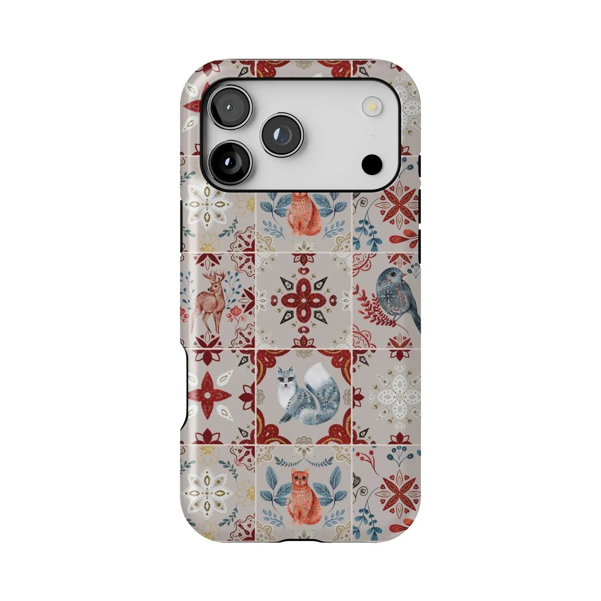 Nordic Tiles Tough MagSafe iPhone Case - The Global Wanderer