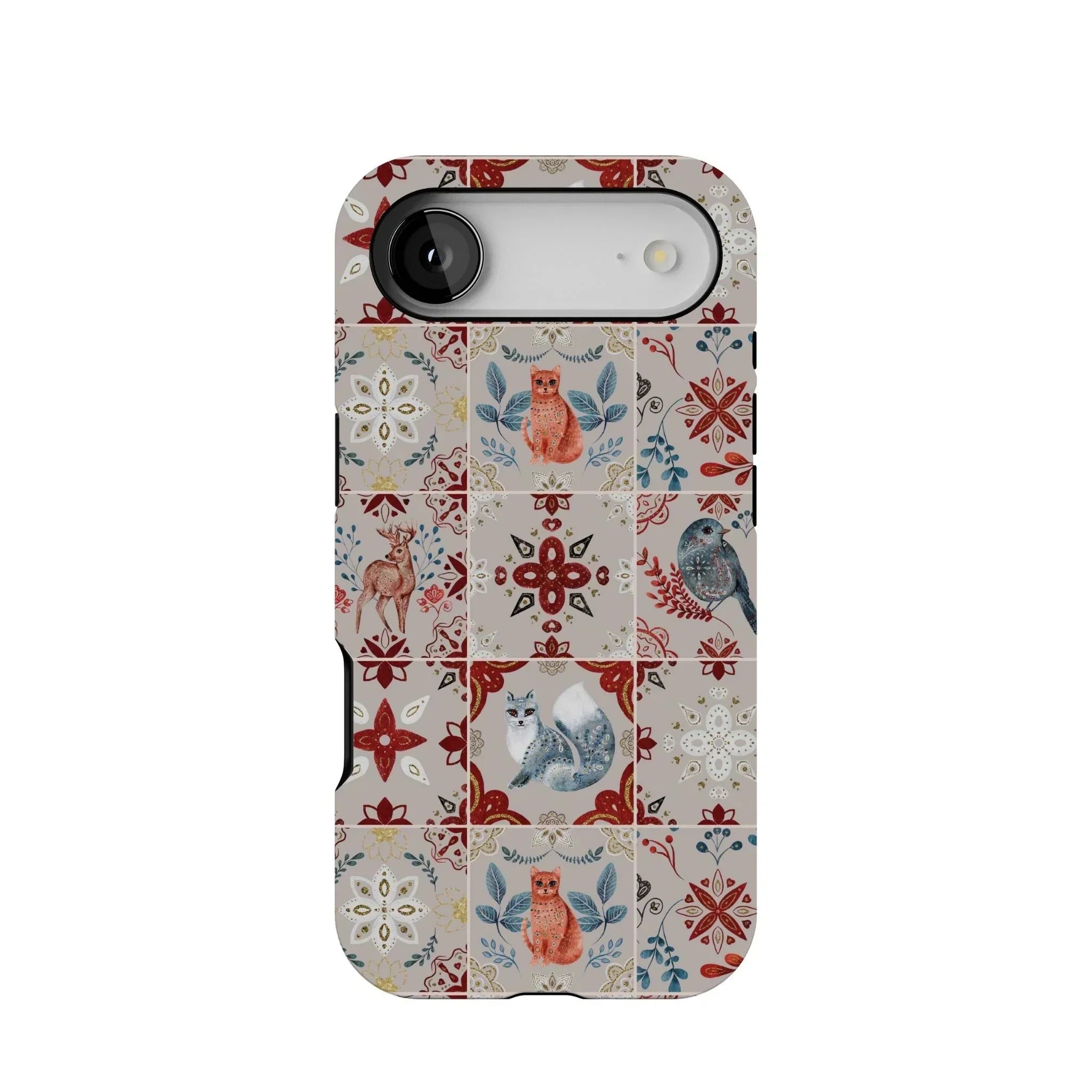 Nordic Tiles Tough MagSafe iPhone Case - The Global Wanderer