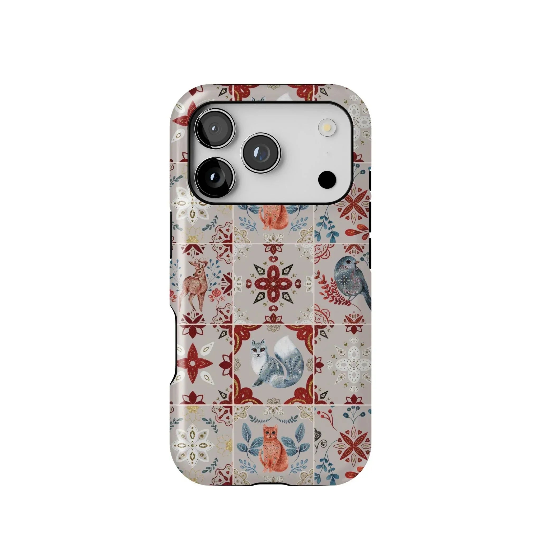 Nordic Tiles Tough MagSafe iPhone Case - The Global Wanderer
